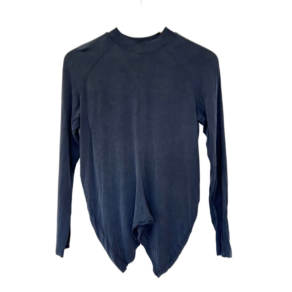 Lululemon Gray Mock Neck Long Sleeve Shirt Sz S
